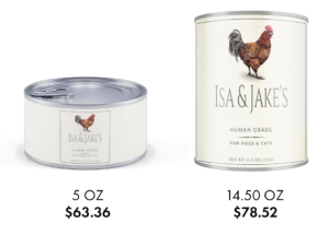 Isa & Jake's Canned Dog & Cat Food (Case of 12)